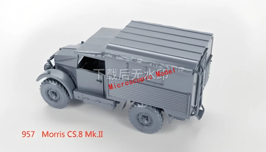 Camión Morris CS.8 Mk.III británico impresión 3D 1/72 sin pintar- Foto 3 de 4