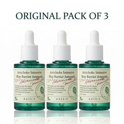 AXIS-Y Artichoke Skin Barrier Ampoule 30ml 3 Pack Hydrating EXP 09/25/26