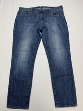 GAP Denim Dark Wash Girlfriend Fit Stretch Jeans Women's Size 14