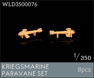 WULA MODELS WLD3500076 1/350 KRIEGSMARINE PARAVANE SET