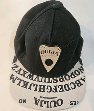 Ouija Mystifying Oracle Graphic Unique Adjustable Baseball Cap Hat Black/White