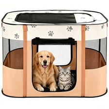 Avont Portable Pet Puppy Dog Playpen, Foldable Cat Playpen, Indoor/Outdoor