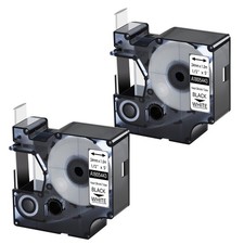 2PK 1805443 IND Heat-Shrink Tube For DYMO Rhino 6000 Industry Label Tape 1" x5'