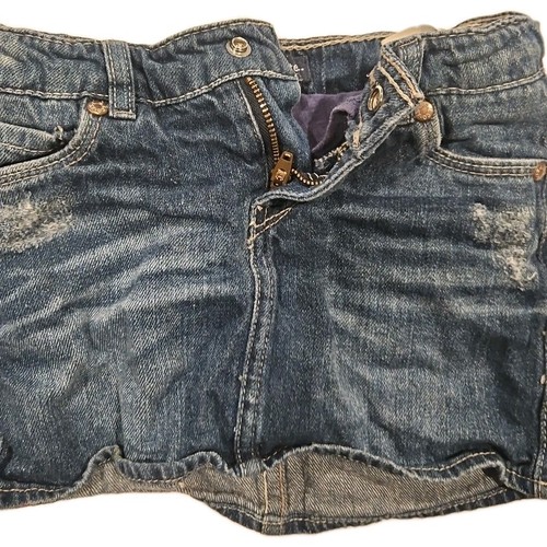 Levi’s Girls Denim Skirt/Scooter With Attached Shorts Size 6 REG - Picture 8 of 9