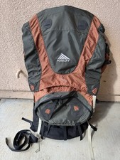 Kelty Tioga Classic 5300 External Frame Backpack Green Orange Trail Backpacking