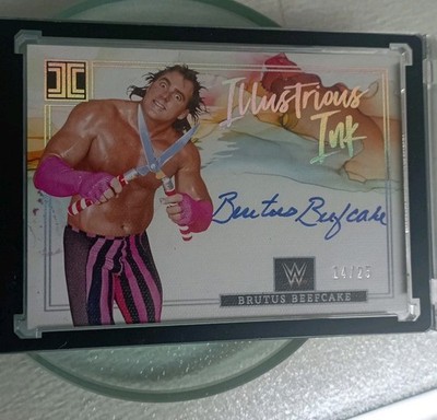 Panini Impeccable WWE Brutus The Barber Beefcake/25 Top Zustand On Card 