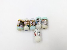 Mighty Beanz Series 2 Lot Of 6 GLOW In The Dark Beanz 260170