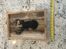 Handcrafted Rustic Wooden Wall Hanging with Deer Silhouette