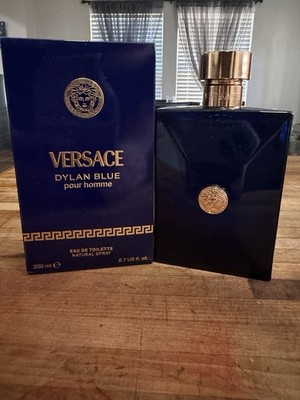 Versace Dylan Blue Pour Homme Eau de Toilette Spray, Regular Size 6.7 fl oz