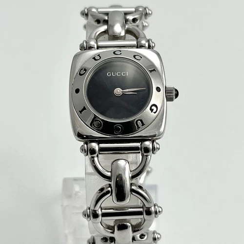 Orologio da polso Gucci Horsebit 6400L donna bracciale analogico misura quadrante 20mm SS