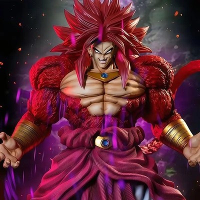 30cm Dragon Ball Z Broly Figure Premium PVC Anime Statue High-End Collectible