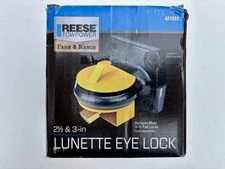 Reese Towpower Farm & Ranch 4210 Lunette Eye Lock 2 1/2" To 3" Pad Lock 1/2" New