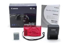 【TOP MINT in Box】Canon PowerShot SX620 HS RED 20.2MP Digital Camera From Japan