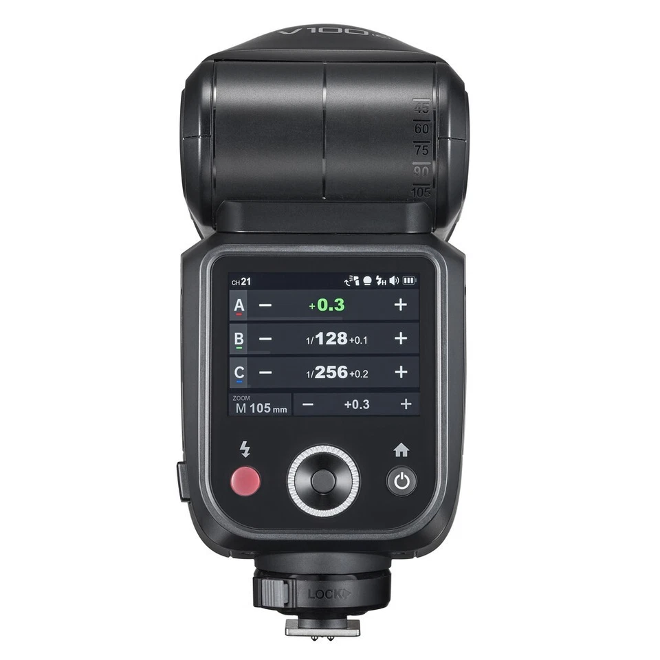 Flash Speedlite para cámara Sony Godox V100S V100 2.4G TTL cabeza redonda para cámaras Sony EE. UU. Foto 3 de 4