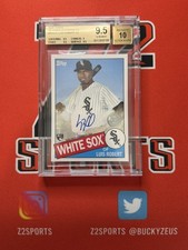2020 Topps 1985 85 autographs Luis Robert Rookie RC auto  BGS 9.5 10 on card