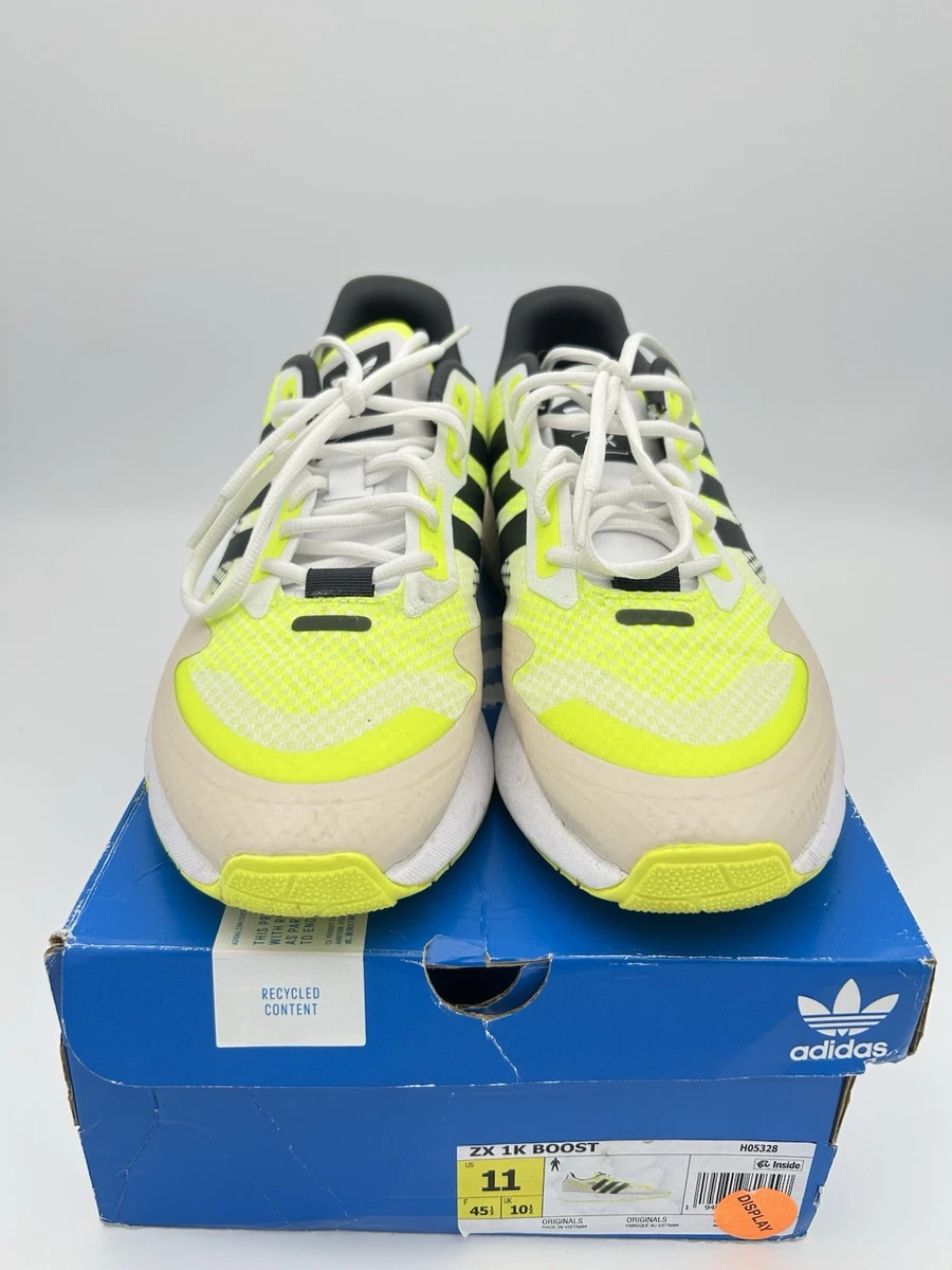 Adidas ZX 1K Boost White Solar Yellow for sale | eBay