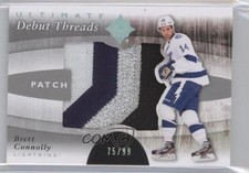 2011-12 Ultimate Collection Debut Threads 75/99 Brett Connolly #DT-BC Patch 2a8