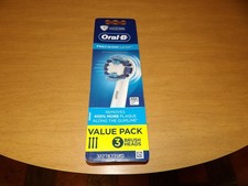 3-Pack Oral-B Professional Precision Clean Replacement Brush Heads White  NEW 