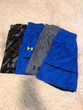 Lot of 4 boys under armour shorts size L
