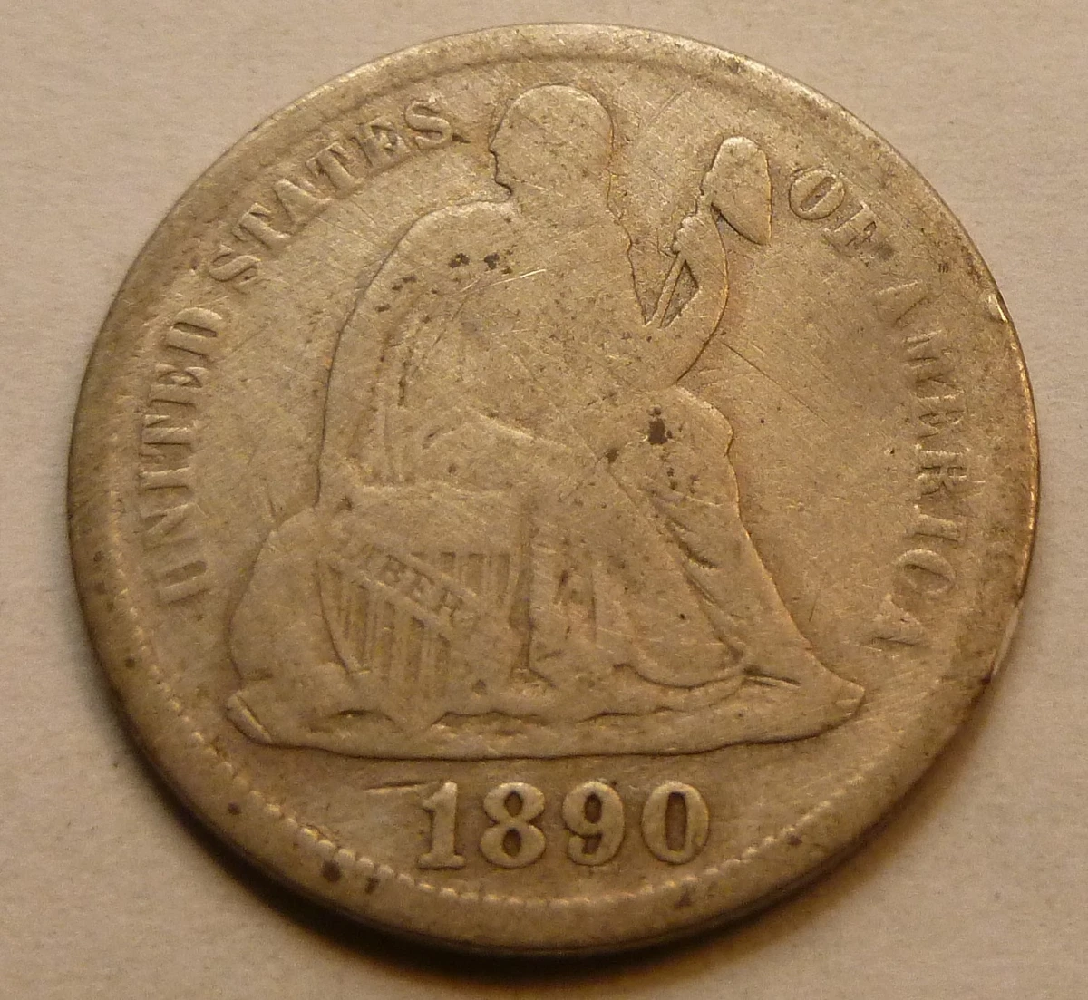 1890 Year Seated Liberty Dimes (1837-1891) for sale | eBay