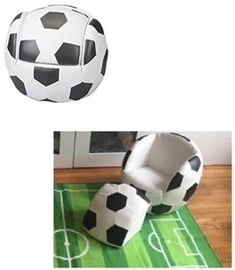 soccer chair with ottoman