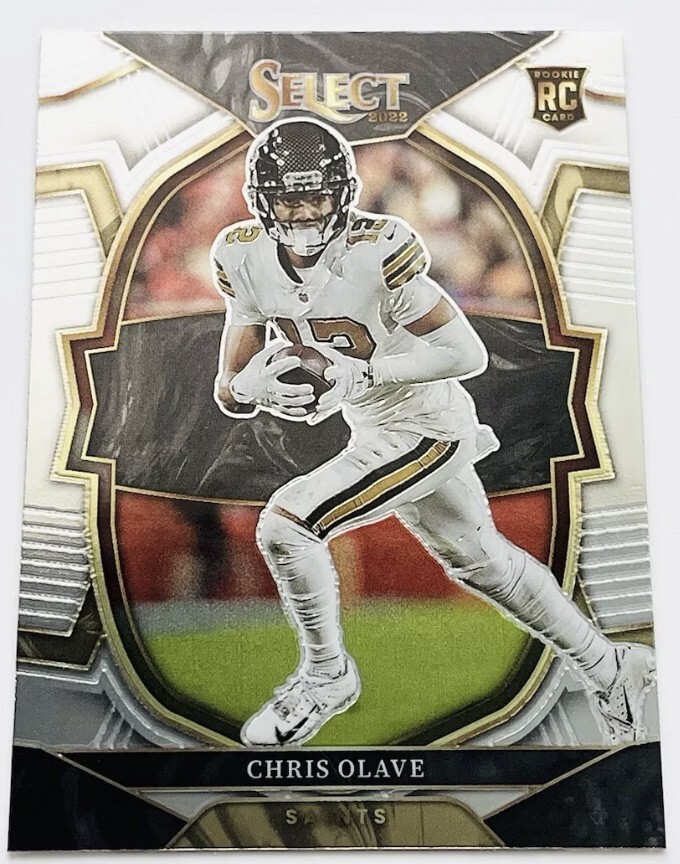 2022 Panini Select #30 Chris Olave Concourse Rookie New Orleans Saints