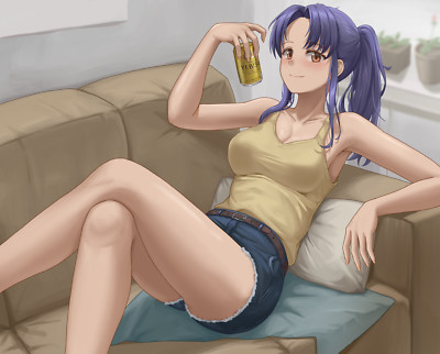Anime Girls Digital Digital Art Artwork 2D Looking  Gaming Mat Desk 28046