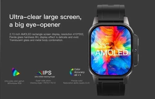 Apex 4G Smart Watch 2.13 Inch Screen Android 8.1 2GB + 16GB Camera 930mAh GPS - Picture 3 of 9