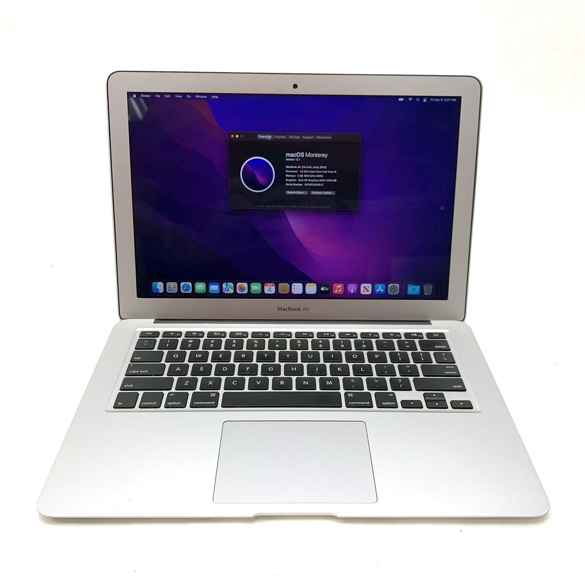 Apple Macbook Air A1466 13inch Laptop - Silver for sale Apple Macbook Air A1466 13inch Laptop - Silver for sale