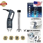 Ergonomic Commercial Immersion Blender with 16" Detachable Stainless Steel Shaft
