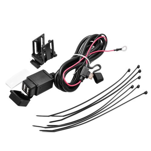 Dual USB Car Charger Double External Socket Waterproof Motorcycle - 第 1/8 張圖片