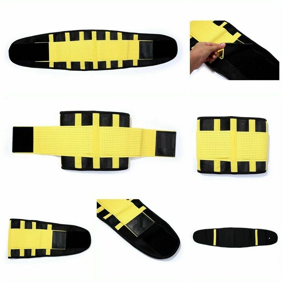 Entrenador de cintura para mujer modelador corporal cinturón para sudar banda abdominal faja corsés bustiers Foto 3 de 4