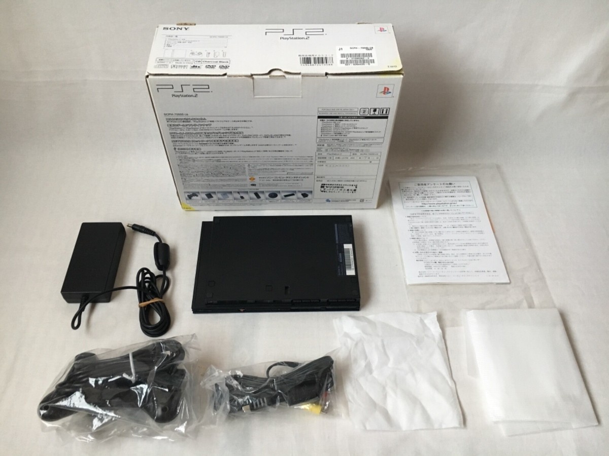 Nintendo Switch SONY PlayStation2 SCPH-70000 CB PS2 Slim Console System Black SCPH-70000 CB Game -NTSC-J