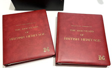 KENMORE 2 Volume 1974 3000 Years British Heritage Stamps Albums Slipcase 218/500