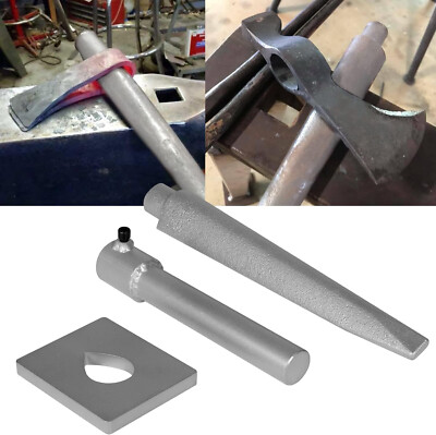 Mandrel Blacksmith Drift Tool Tomahawk Eye Drift, Forged Axe Eye Drift Tool Set