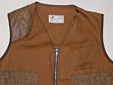 VINTAGE AMERICAN FIELD SHOOTING VEST SHOULDER PAD SHELL STORAGE/POCKETS USA M