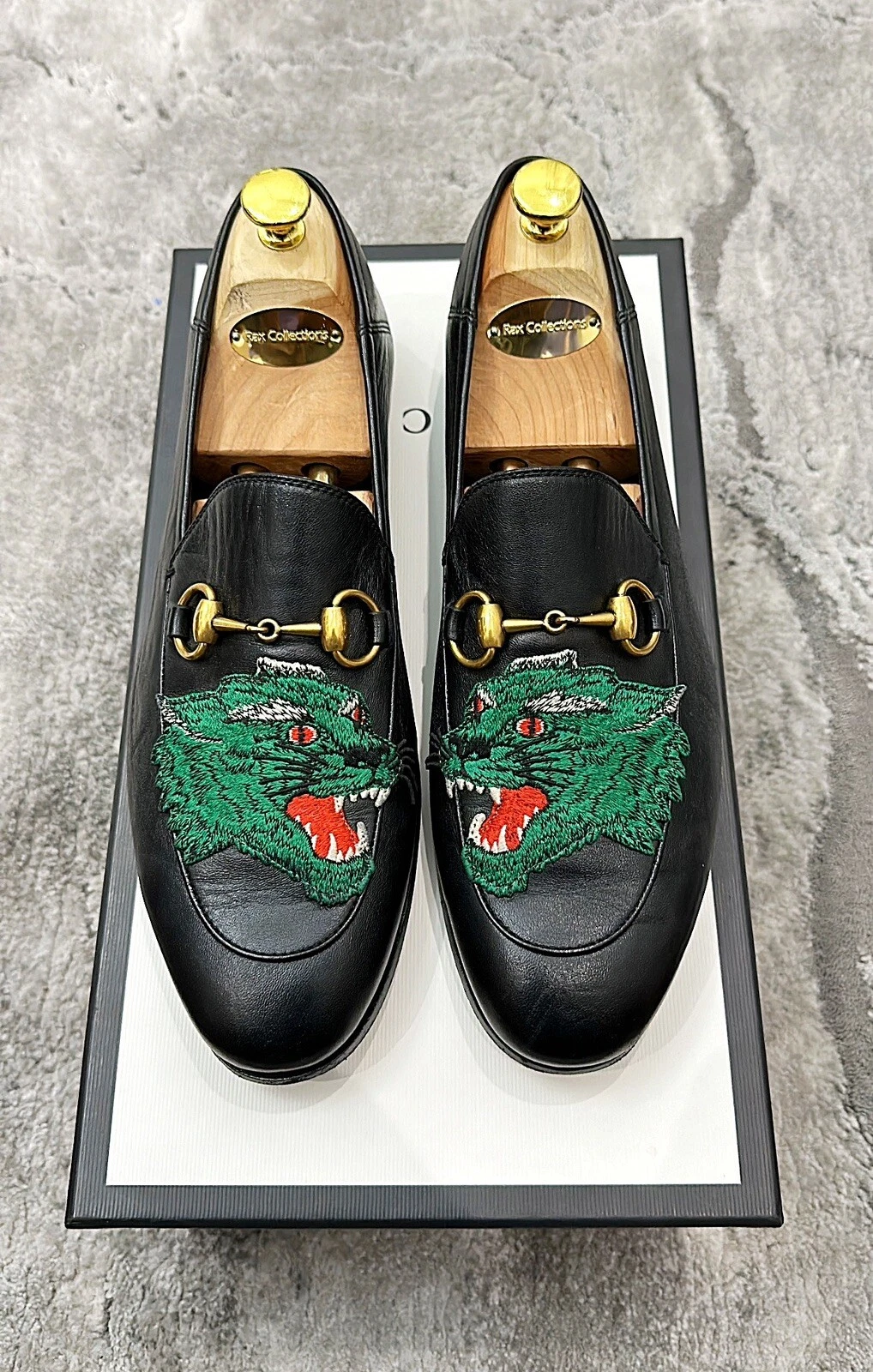 Massin homme authentique en cuir Gucci Panther Brixton US8 EU41,5 GUCCI/UK7,5