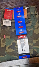 Levi's Jogger Forest CAMO Stretch Slim Fit Boys Jeans Size 12 26 x 27 NWT