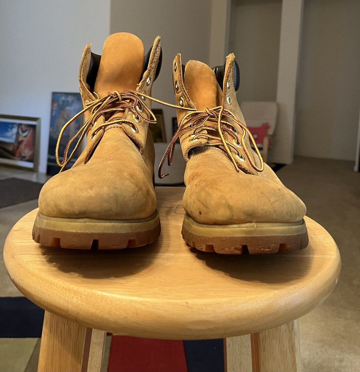 最終値下げ　Timberland 7W 10061 Timberland 10061 Men's Tan US10.5M Dom. Rep. Leather 6