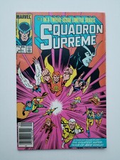 SQUADRON SUPREME #1 Marvel Limited Series 1985 RARE NEWSTAND  huge SPEC 1st team