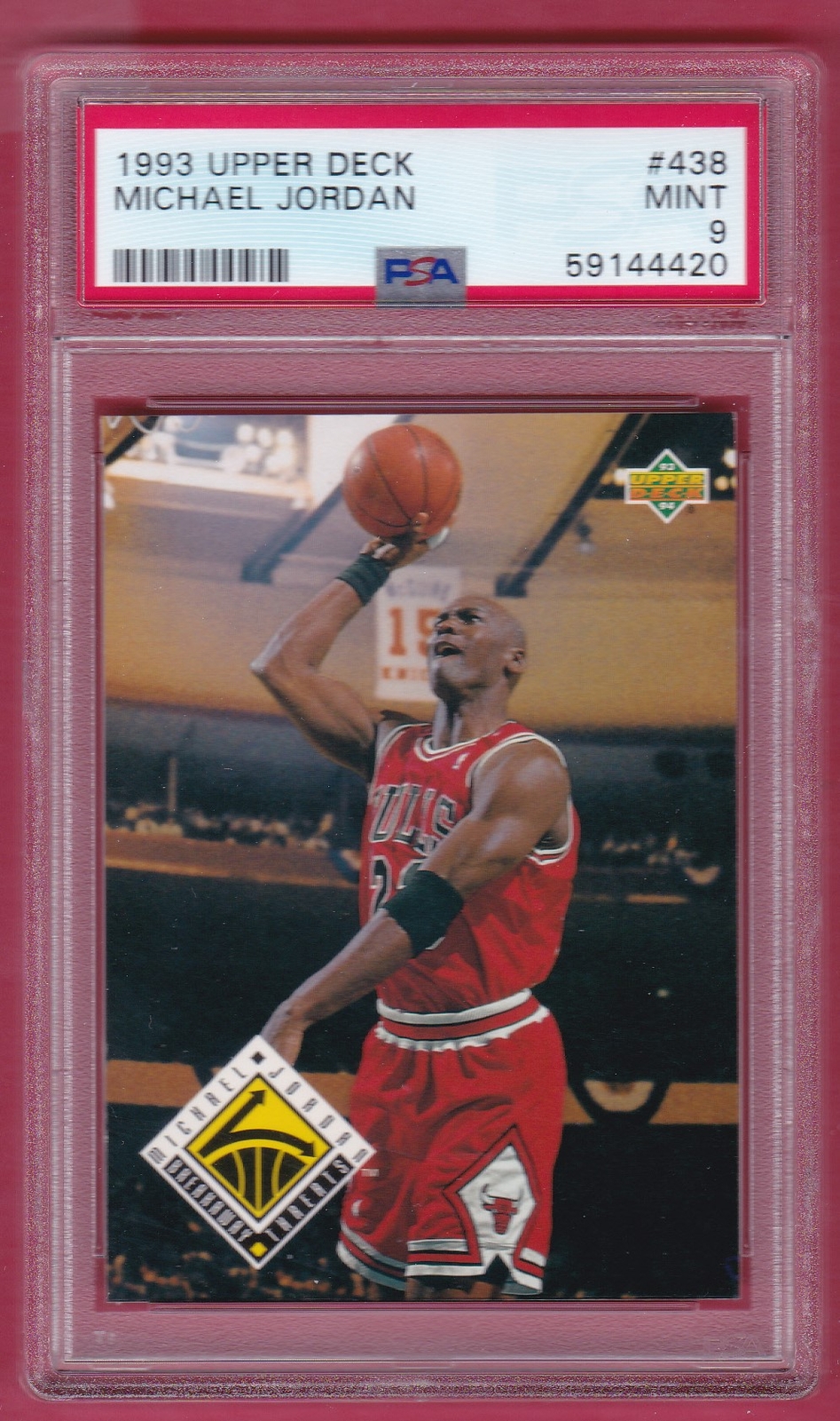 1993 Upper Deck 438 Michael Jordan PSA 9