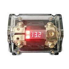 Car Audio Digital Led Display Fuse Holder ANL Include 2 Fuses Distribution Block