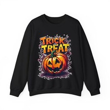 Trick or Treat Halloween Crewneck Sweatshirt