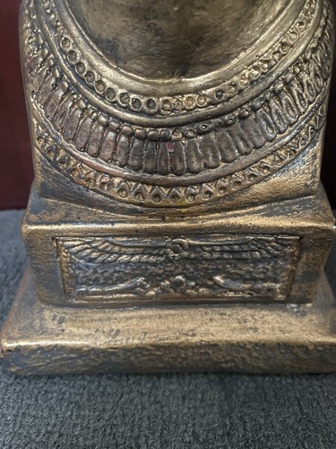Estatuilla de estatua egipcia de busto de cabeza de 14"" de la reina Nefertiti - Imagen 2 de 6