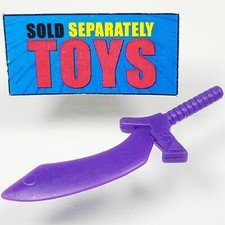 Battle Beasts Bodacious Bovine #68 SWORD knife original purple weapon accessory