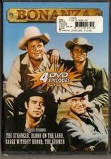 Bonanza 4 Classic Episodes on One DVD (DVD, 2002, Quality) **NEW**