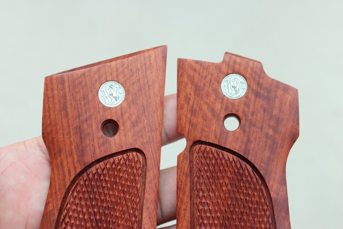 SMITH & WESSON MODEL 39 GRIPS FOR S&W M52 439 539 639 CHECKERED