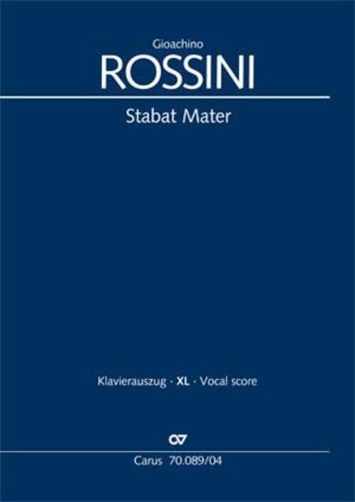Stabat Mater (klavierauszug Xl) | Gioachino Rossini | 1832 |