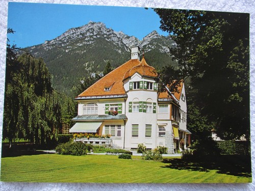 Postkarte Villa Richard Strauß in Garmisch Partenkirchen aus 90iger Jahren