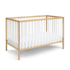 Deux Remi 3-in-1 Convertible Island Crib Natural/White